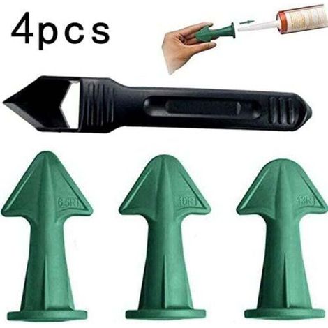 Set mit 4 Glaskleber-Spachteln für Innenecken, professionelles Nähwerkzeug