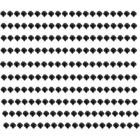 Kit de fixation de 200 clips pour garnitures de pare-chocs intérieurs Nissan Xterra, Versa, Sentra et Maxima