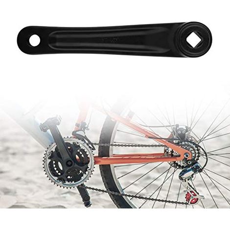 Pedivelle sinistre per biciclette – 170 mm – lega – foro a diamante – nero – ricambio (1/5)
