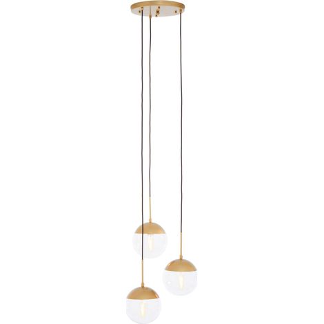 Premier Housewares Revive Gold Finish Pendant Light (1/5)