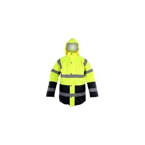 Veste isolante haute visibilité, jaune, taille S, CE, Lahti (1/3)