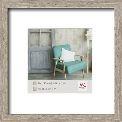 Cadre Photo Gris 30 x 30 cm Wooden Frame EA330D (1/5)