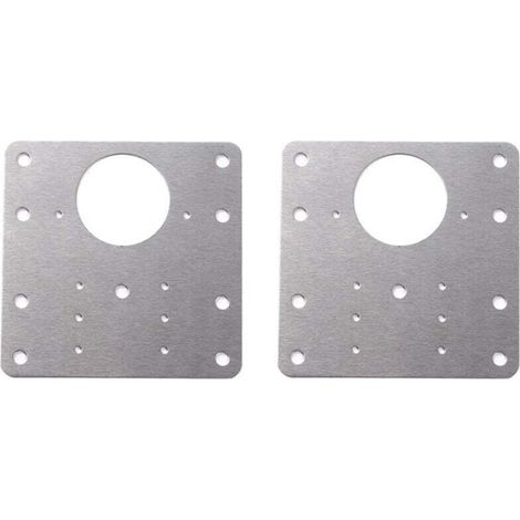 (2-teiliges) Scharnierreparaturset, Reparaturhalterungen, einfache Montage mit 12 Schrauben, für Holz, Möbel, Regale, Schränke