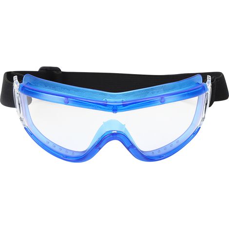 Lunettes de protection anti-buée pour enfants, lunettes de sécurité transparentes pour activités extérieures (bleu) (1/5)