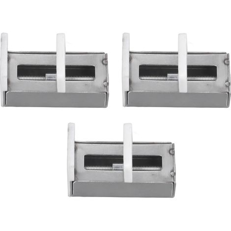 3-teiliges Set Fensterverriegelung, verstellbar, Edelstahl, Schiebetür- und Fenstersicherheitsschloss mit Schlüssel (1/5)