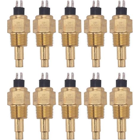 10 VDO 1/2 NPT 21 mm Motoröl- und Wassertemperatursensoren für Stromaggregate (1/5)