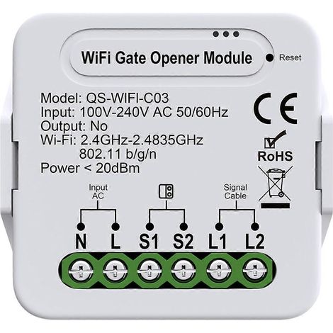Tuya WiFi Smart Curtain Switch Module für Alexa Home (A)