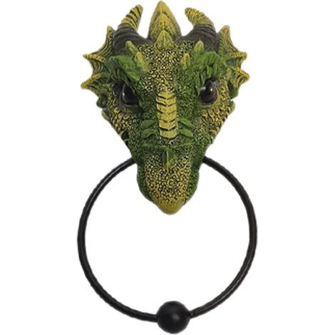 Kit Creature Figurine Knocker Dragon Themed Resin Cafe Deep Door Home (1/5)