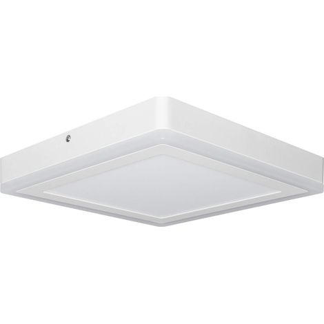 Applique et plafonnier LED Osram, éclairage d'intérieur, blanc chaud, zones contrôlables individuellement via un interrupteur mural, fonction de rappel, LED Click Square Square (1/5)