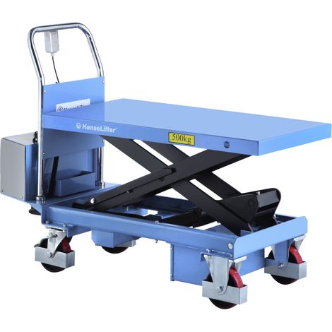 HanseLifter elektrischer Hubtischwagen E-TF50 Hubhöhe 1015mm Tragkraft bis 500kg (1/5)