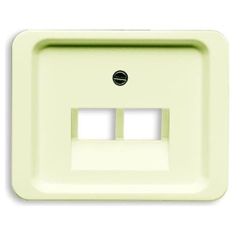 Enjo Double Rj45 Alpha Ivoire 2CKA001710A2611 ABB 580731