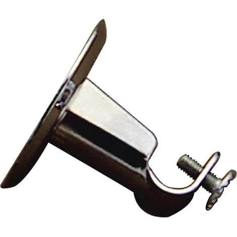 Soporte Barra 12 mm.Ø Cromo Techo Redondo