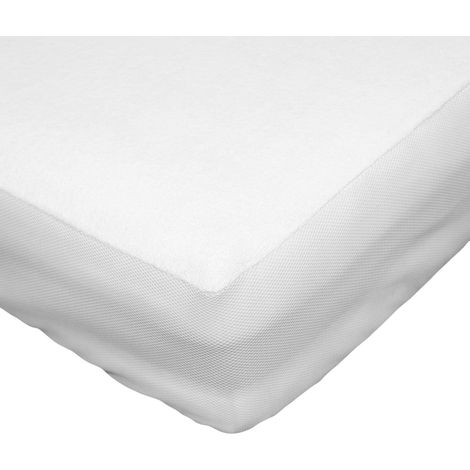 Wasserdicht matratzenbezug mit elastischen Ecken.