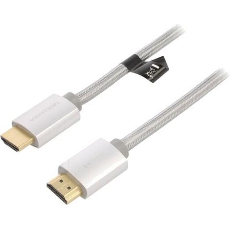 Cable HDMI 2.0 prise male des deux cotes UHD 4K 3D 0.75m - Noir