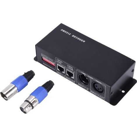 4-Kanal RGBW 8A LED-Controller für 12V/24V-Streifen, 512-Kanal-Decoder (1/4)