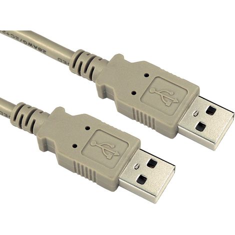 Câble USB RS PRO, Type A vers Type A, 2m ( Prix pour Paquet de 5 )