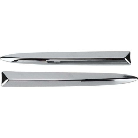 Garniture supérieure chromée pour pare-chocs avant, référence 735455041, compatible avec FIAT 500 (2007–2015)