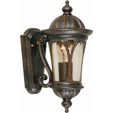 Elstead New England - 1 Lanterna da parete piccola da esterno Luce Bronzo stagionato IP44, E27 (1/4)