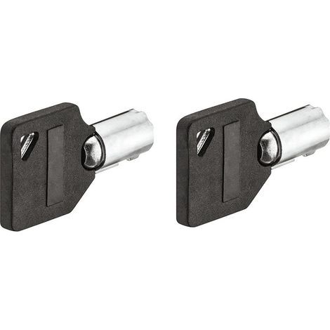 Clé d'ouverture urgence 102 – Lot de 2 – Serrure coffre-fort passe-partout – Clef armoire pour cylindre (1/5)