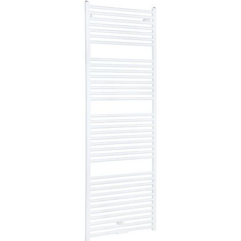 Seche-serviette Cool 860/500 alu - RAL 9010 borne centrale (1/5)