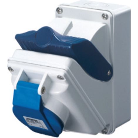 Presa Compatta Interbloccata Gewiss Combibloc GW66404 IP44 2P+T 16A 220V