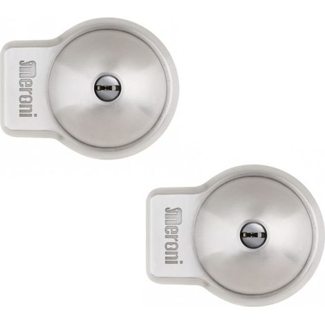 Lot de 2 antivols Meroni UFO PLUS – Serrures automatiques haute sécurité pour utilitaires – Anti-effraction avec pastille anti-perçage (1/10)
