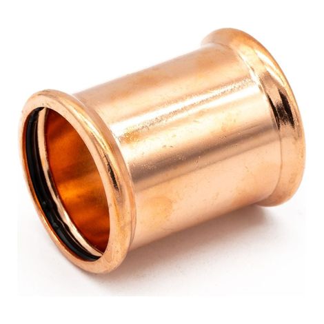Premium Copper Pressfit Slip Coupler 54mm for Gas & Water (1/2)