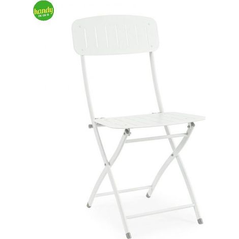 Sedie Bizzotto Yvonne pieghevole bianco (1/4)