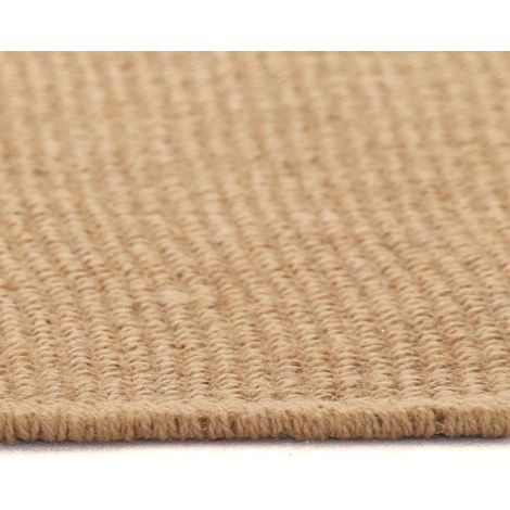Juteteppich mit Latexunterlage 70 x 130 cm Natur