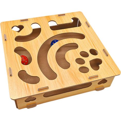 Griffoir pour chien avec boîte à friandises - Jouet pour chats - Accessoire pour animaux