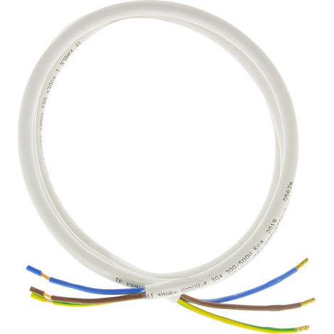 Câble HO5VVF 3G4 2 m C00295719 pour Cuisinière CARREFOUR HOME, HOTPOINT ARISTON, INDESIT, WHIRLPOOL (1/3)