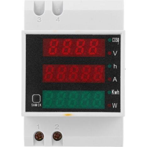 Compteur électrique multifonction D52-2047, facteur de puissance de tension de courant à affichage numérique AC200 450V (1/5)