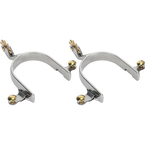 1 paire d'éperons unisexes de style occidental américain en acier inoxydable, antirouille. Accessoires (1/5)