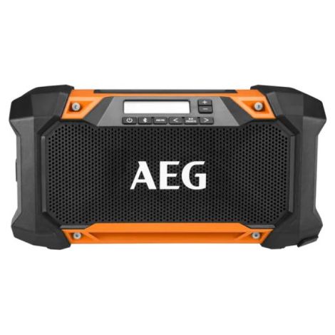 AEG – Radio de chantier bluetooth 18V – Portée 30M – Puissance 30W – Prise USB – Protection IP54 – Moteur Brushless pour durabilité (1/6)