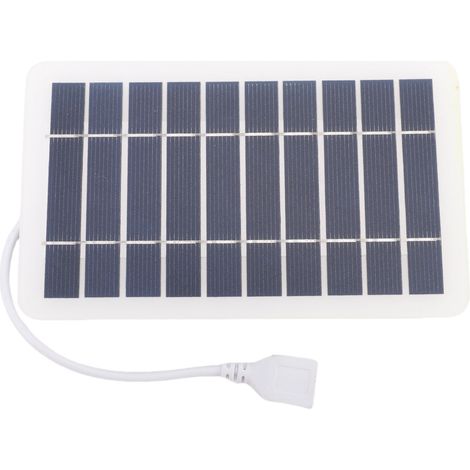 Ortviai Panneau Solaire Mini 5 V 2 W USB avec Support Pliable – Silicium Monocristallin pour Appareil Photo, Pompe à Eau, Ventilateur