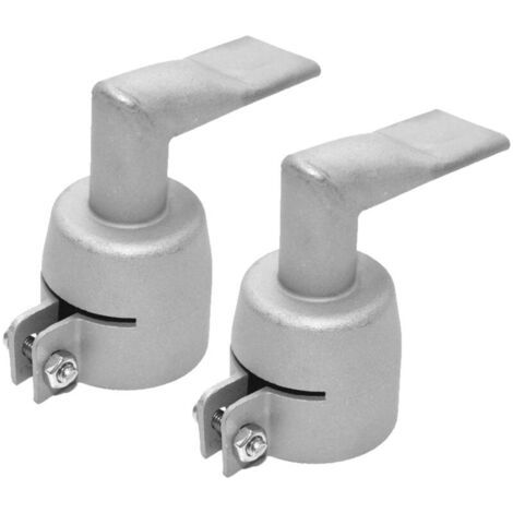 2pcs Buses de Pistolet à Chaleur, 20mm 90 Degrés Coudé Buse de Soudage Pistolet à Air Chaud Buse de Soudage Accessoire Pistolet à Chaleur Conseils Soudeur Pointe