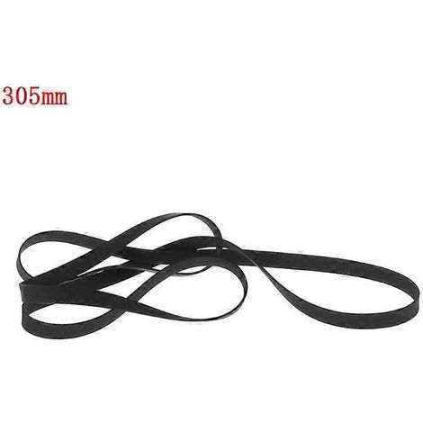 Courroie en caoutchouc de haute qualité pour platine vinyle, lecteur CD/DVD, pliable en deux, 30,5 cm. (1/5)