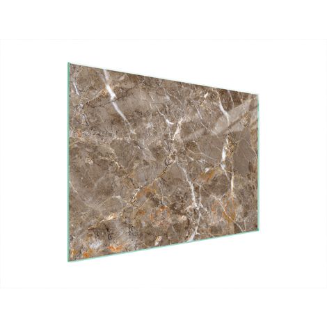 GLASSCHUTZPLATTE FÜR HERD 70x52 MARMOR (1/5)