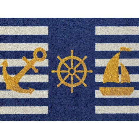 Maritimer Crea-Teppich Gold 50x70 - Vica