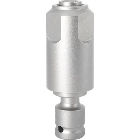 Adaptateur transformant une clé à chocs en perceuse à percussion, compatible avec les forets carrés SDS-Plus, pour une utilisation avec une clé à chocs. (1/5)