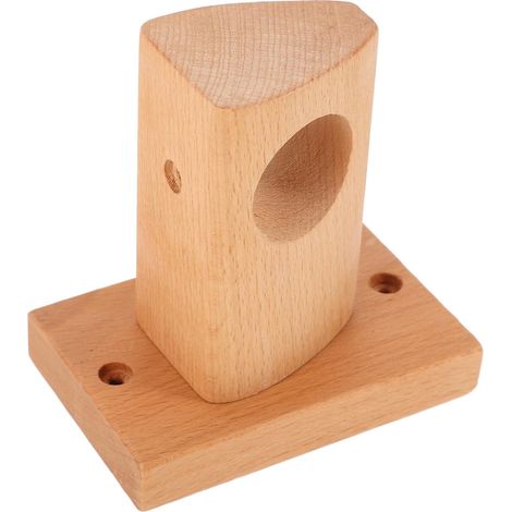 Supports de Tringle à Rideaux en Bois Massif Robustes et Ronds, Support de Barre à Rideaux pour Salle de Bain, Résistant la Déformation, pour Suspendre Serviettes (1/5)