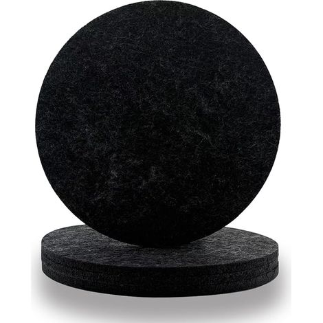 grands dessous de verre en feutre pour casseroles, verres, vases et bols, protège-table, dessous de table, tapis de protection en feutre robuste (30 cm) (1/5)