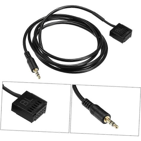 Adaptateur de câble AUX-IN 6000-CD pour autoradio auxiliaire compatible Ford Fiesta et Ford Focus 6000 CD