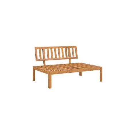 Canapé central palette de jardin bois massif d'acacia (1/5)
