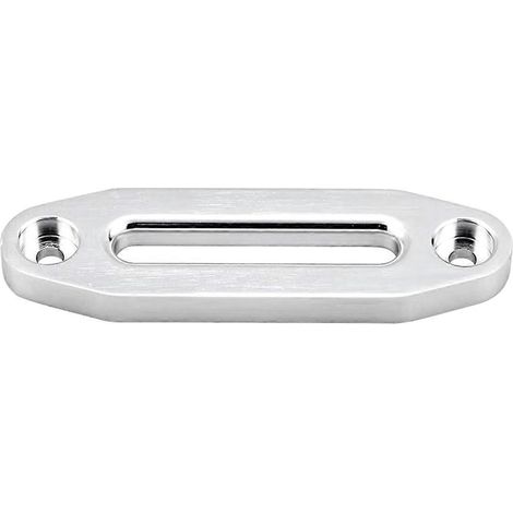 6 Zoll 12000 Seilführungs-Klappe aus Aluminium, silberfarben