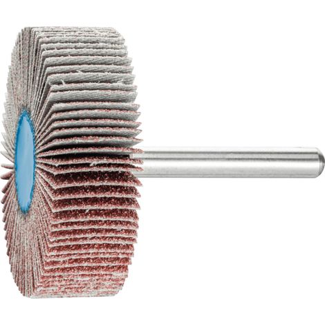 PFERD TOOLS Korund Fächerschleifer F Ø 50x15 mm Schaft-Ø 6 mm A60 für Feinschliff und Finish 10 Stk