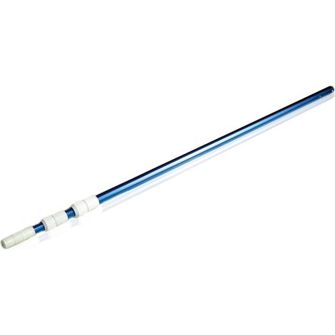 Asta telescopica per piscina in alluminio anodizzato 3x120 cm