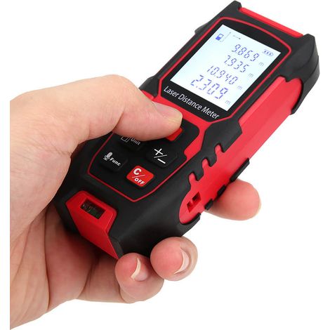 Télémètre infrarouge portable, altimètre laser de poche haute précision pour mesures intérieures (40 mètres) (1/5)