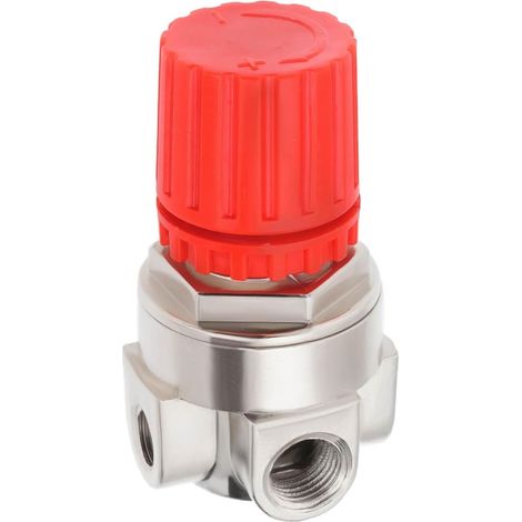 Régulateur de Pression de Compresseur 1/4 Pouce Réducteur de Pression à 4 Trous AB9051116 Compatible avec Stanley Bostitch Compatible avec Husky, trois Grands Trous Et Un Petit Trou