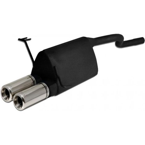 Silencieux Echappement Fiat Punto II 1.9jtd/1.2i/1.2i 16v/1.8hgt 99-05 - 2x80mm-35377135